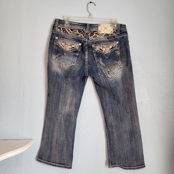 Miss Me Jeans mid-rise crop distressed sequence A25 - Picture 12 of 12